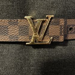Louis Vuitton Damier Ebene Mini 25MM Belt 