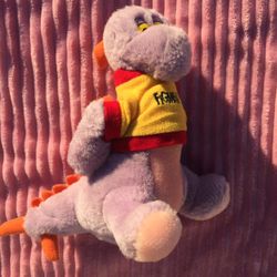 1982 FIGMENT DRAGON PLUSH DOLL Vintage Disneyland-Walt Disney World Tag 7" inch
