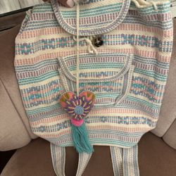 Mexican Backpack With Charm 