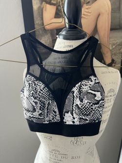 Hp activewear sports bra, black and white, size S