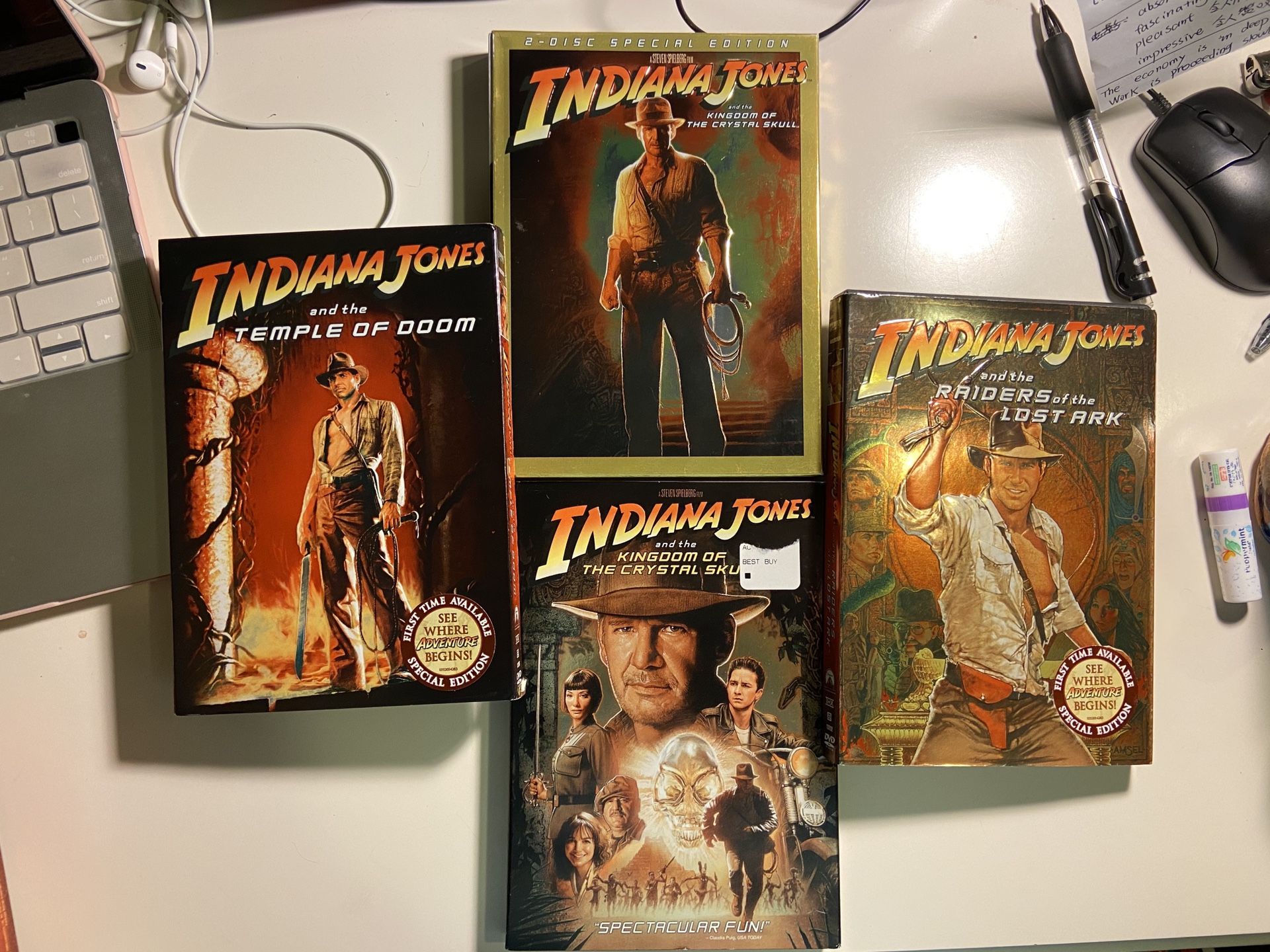 Indiana Jones DVDs