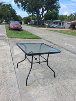 Patio table