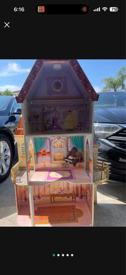Wooden Princess Bell Castle