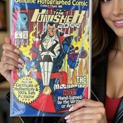 Marvel Punisher 2099 #2 Signed Tom Morgan Certificate of Authenticity 90s Collectible