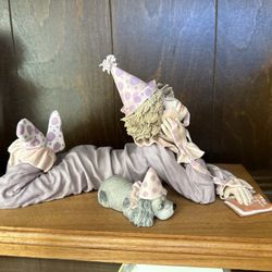 Handmade Porcelain Clown 