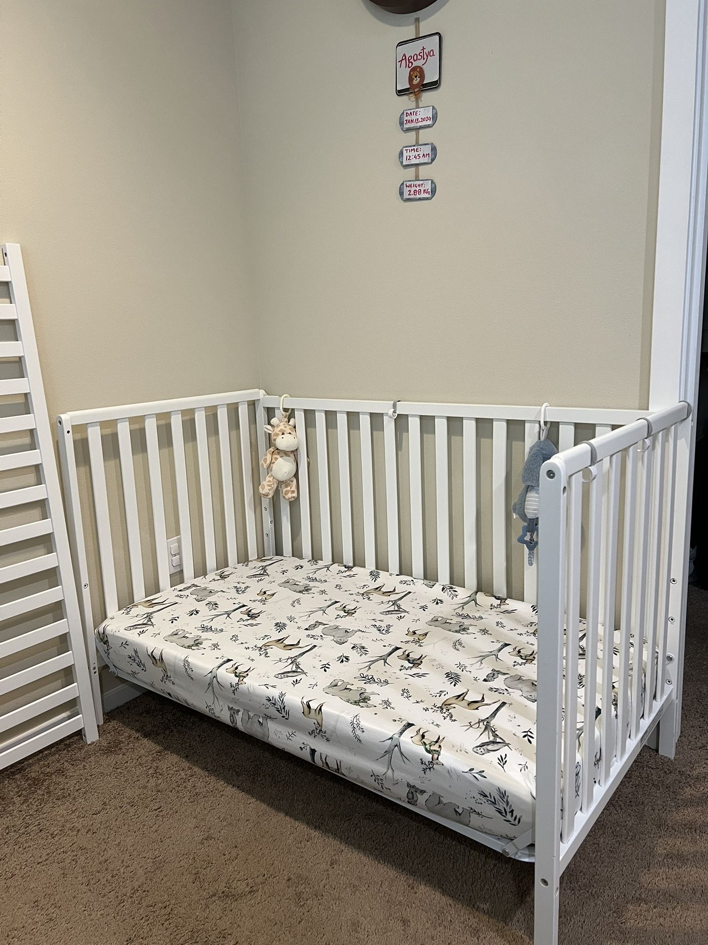 Delta 4 In 1 Convertible Crib With Mattress