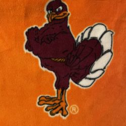 Homemade Virginia Tech Hokies Throw  Nice . New