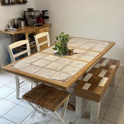 Custom Dinning Set Sale Today 100% Wood 