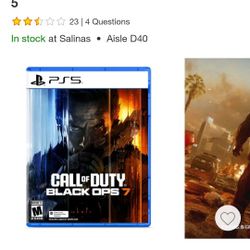 PS5 CALL OF DUTY BLACK OPS 7 
