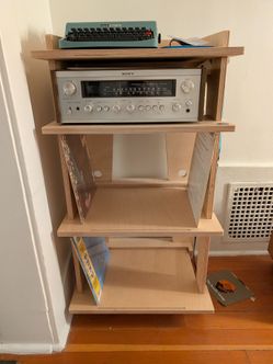 Line Phono Turntable Stand + Vinyl Storage
