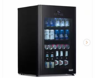 Beverage Froster 22 in. 125 (12 oz.) Can Freestanding Cooler Beverage Fridge Chills Down to 23° w/ Party and Turbo Mode