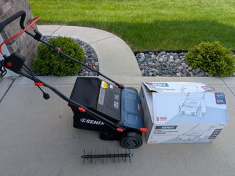 Senix 13-Amp 15" Electric Dethatcher & Scarifier