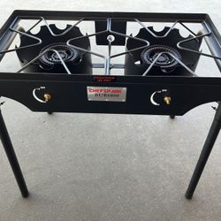 Estufa De Doble Quemador Para Cocinar Afuera