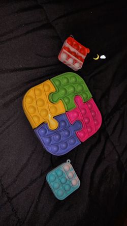 Pop It Fidget Toy Bundle Set of 3