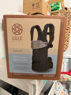 Brand New LÍLLÉbaby Complete All Seasons Baby Carrier – Charcoal/Silver