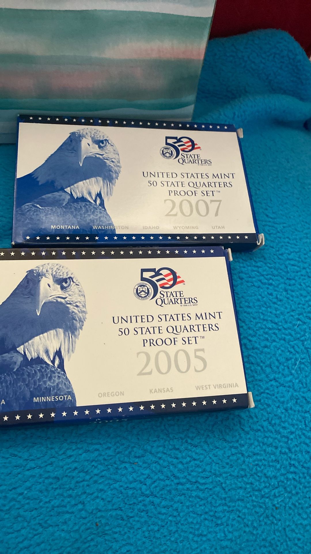 2005 2007 Proof Quarter Sets