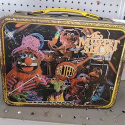 Muppets Vintage Lunch Box With Thermos 