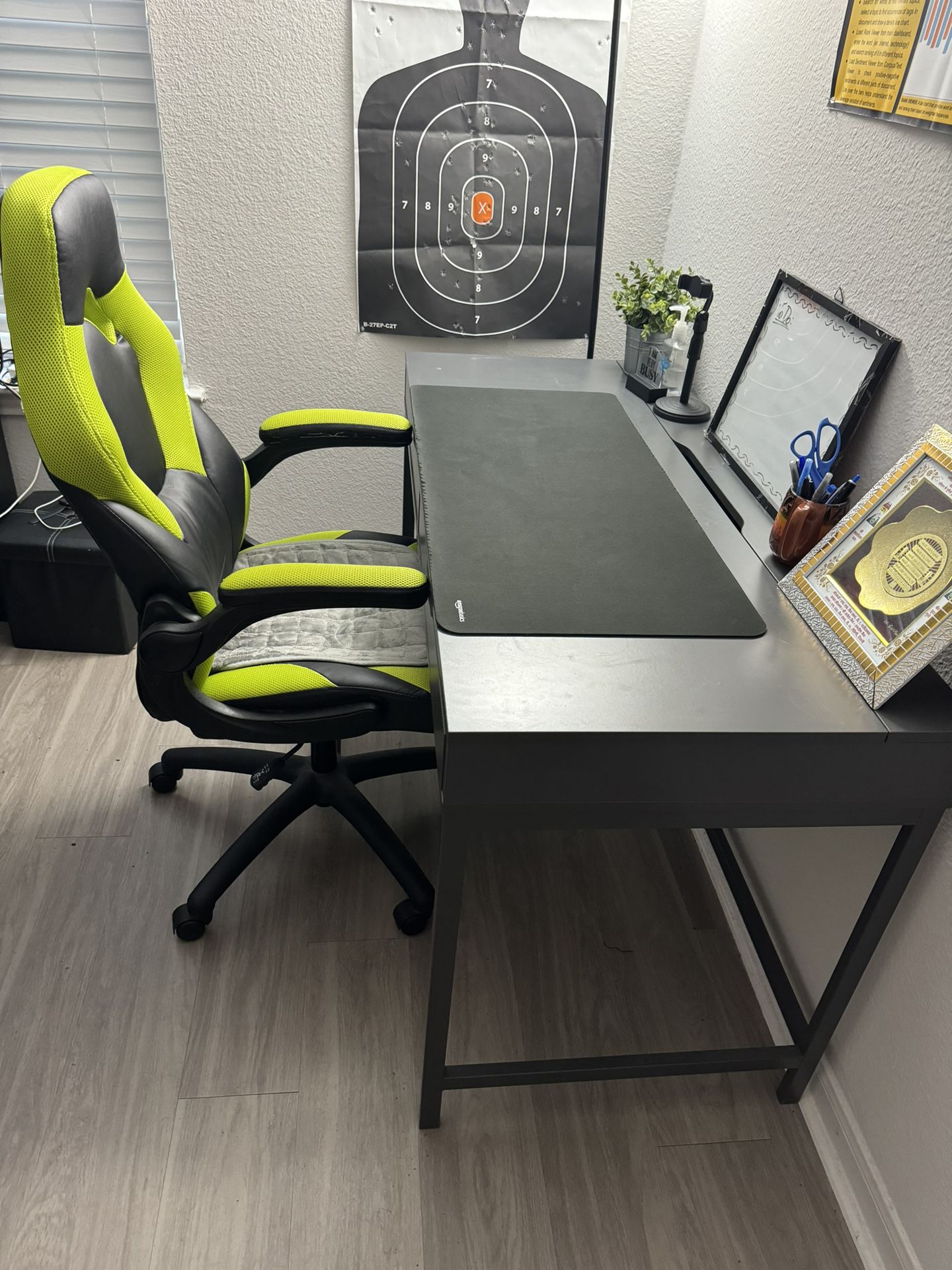 IKEA Computer / Study Desk With Gaming Chair