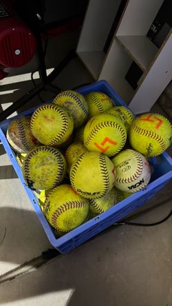 Used 12inch Softballs