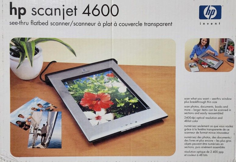 HP Scanjet 4600 see-thru flatbed scanner