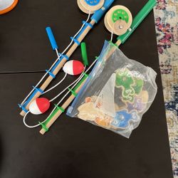 magnetic toy fishing rods