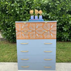 MCM tall dresser
