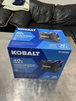 Kobalt 40v Jobsite Portable Speaker