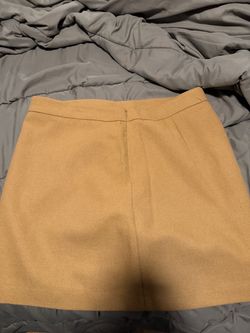Tan Mini Skirt