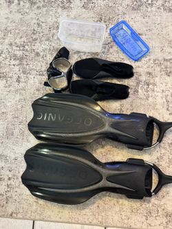 Dive boots, Dive fins, & Dive Mask
