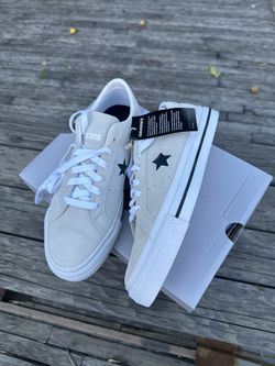 Converse One Star Pro Ox - Egret/wht/blk - Size 6.5 Men’s  - New