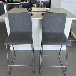 Bar Stools Grey 