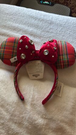 Disney Parks Minnie Mouse Ears Bow Headband Brand New
