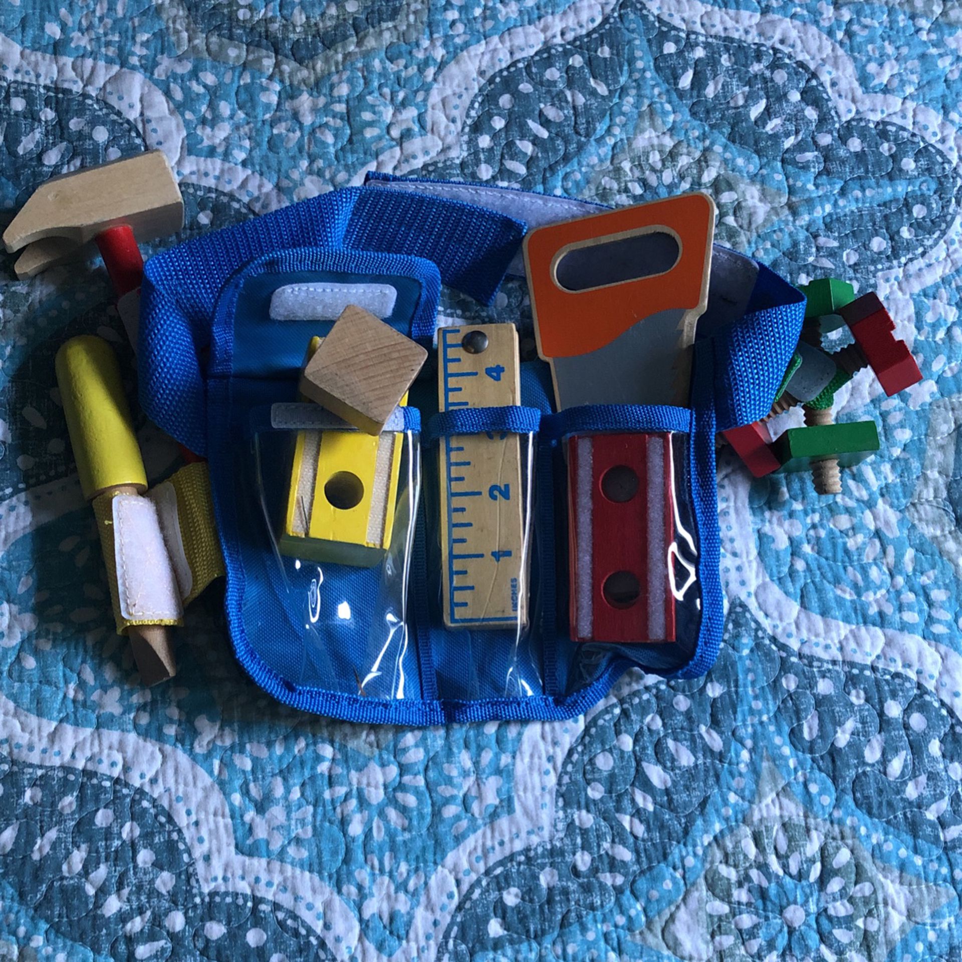 Melissa And Doug Toddlers Tool Belt And Tools