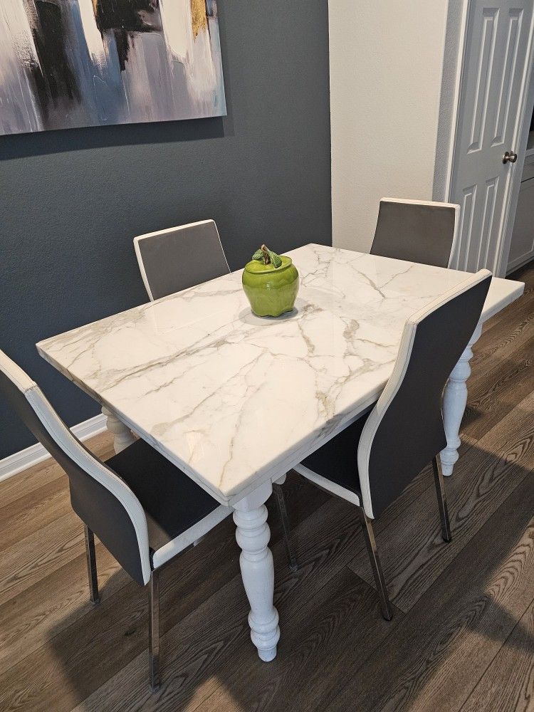 Real Marble Dining Table