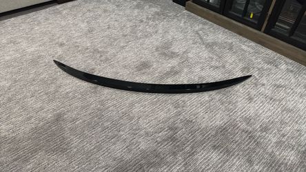 Gloss black spoiler