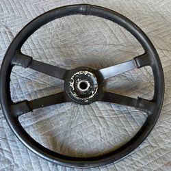 VDM 1969 Porsche 911 / 912 Leather 4 Spoke Steering Wheel