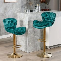 Teal Green Bar Stools 