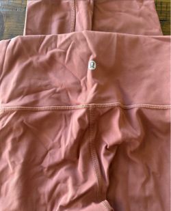 Rust orange lululemon leggings