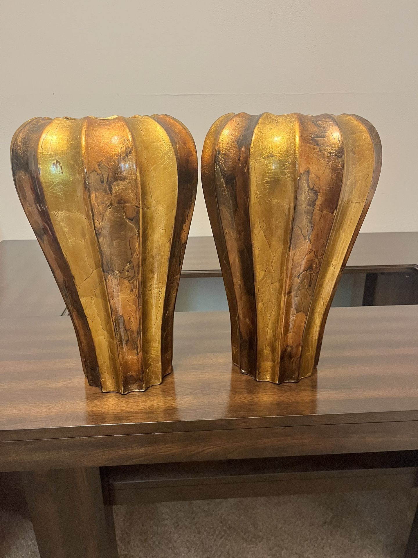 Large Gold Vase