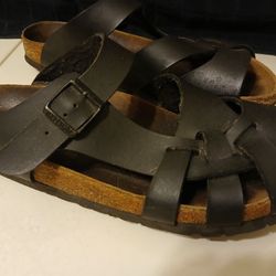 Birkenstock Pisa Leather Sandals Size 42