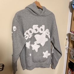 Sp5der Beluga Hoodie Heather Grey (Size Small)