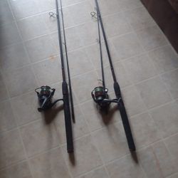 2 New Ugly Stik Rods And Reels 