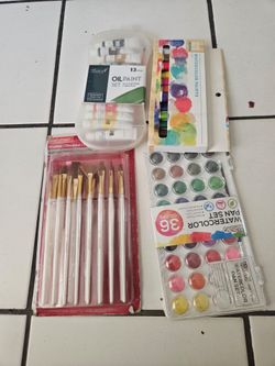 Art supplies $ 12 for all them