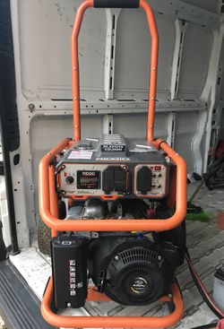 Portable generator 8,000 running watts fairly used