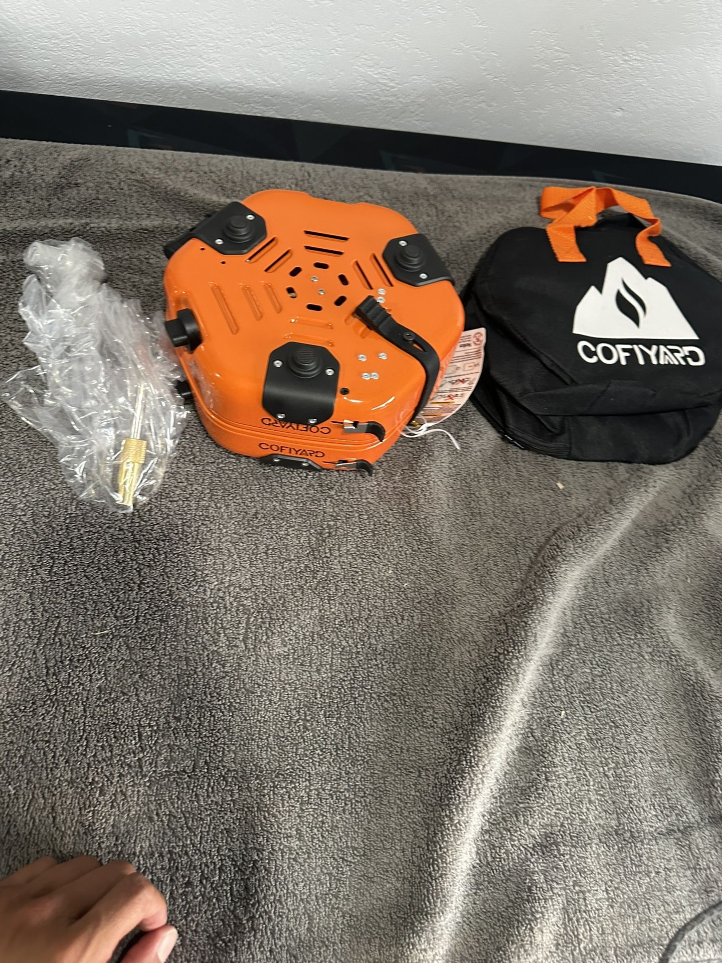 Propane 2 Burner Camping Stove with Carrying Bag
