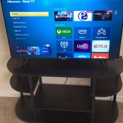 43” Hisense Tv And Tv Stand