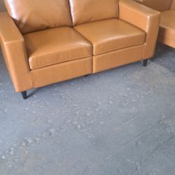 New Faux Leather Sofa See Pictures For Dimensions 