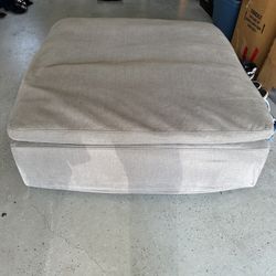 Large Feather Ottoman 