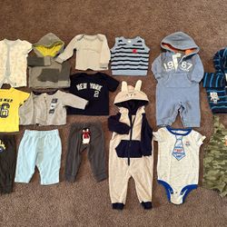 3-6 Months Baby Boy Clothes 