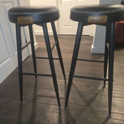 Vasagle Bar Stool Set Black